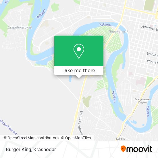 Burger King map