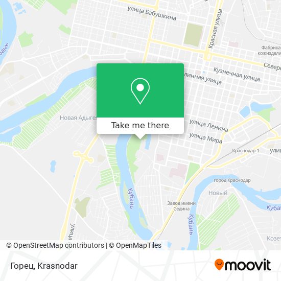 Горец map