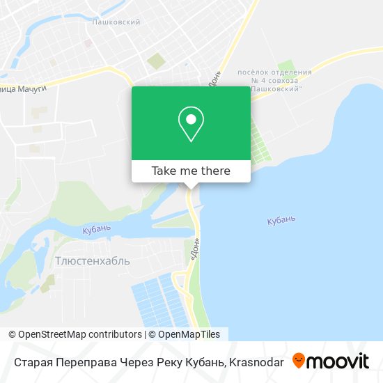 Старая Переправа Через Реку Кубань map