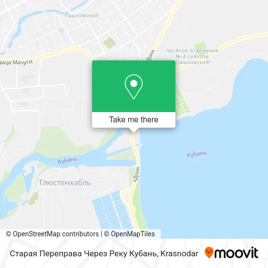 Старая Переправа Через Реку Кубань map