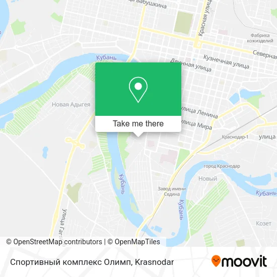 Спортивный комплекс  Олимп map