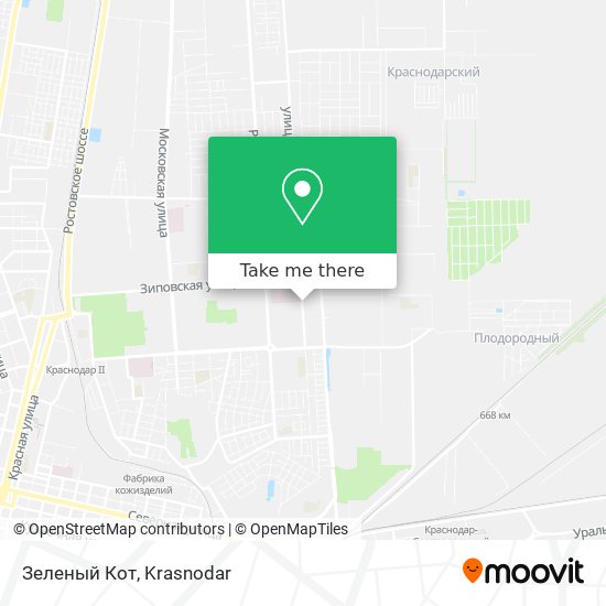 Зеленый Кот map