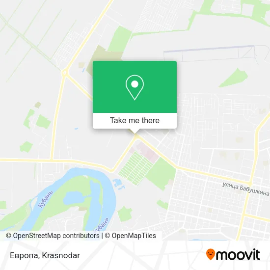Европа map