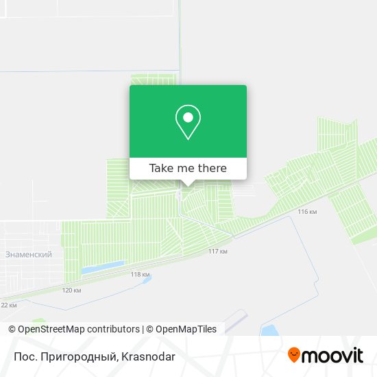 Пос. Пригородный map