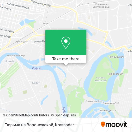 Тюрьма на Воронежской map