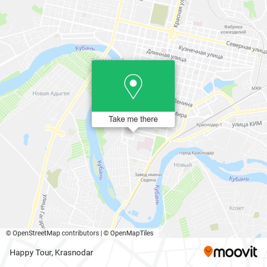 Happy Tour map