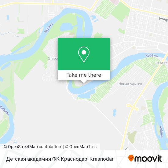 Детская академия ФК Краснодар map