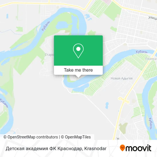 Детская академия ФК Краснодар map