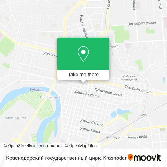 Краснодарский государственный цирк map