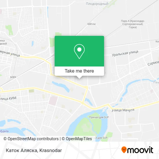 Каток Аляска map