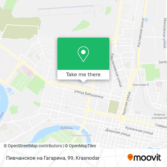 Пивчанское на Гагарина, 99 map