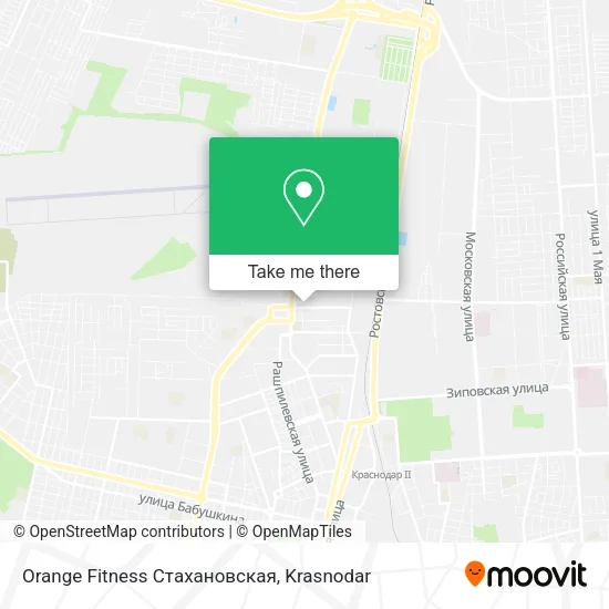 Orange Fitness Стахановская map