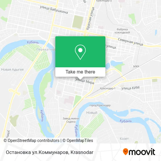 Остановка  ул.Коммунаров map