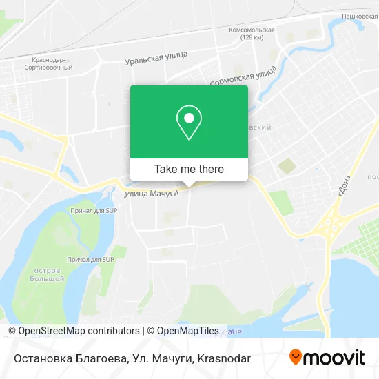 Остановка Благоева, Ул. Мачуги map