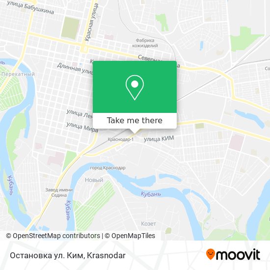 Остановка ул. Ким map