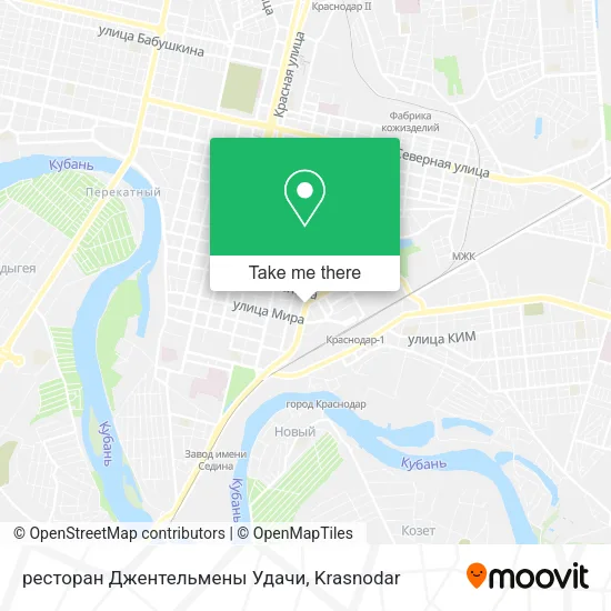 ресторан  Джентельмены Удачи map