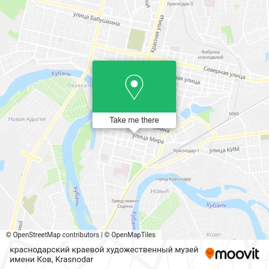 краснодарский краевой художественный музей имени Ков map