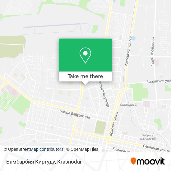 Бамбарбия Киргуду map