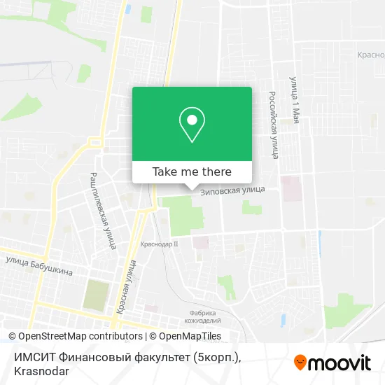 ИМСИТ Финансовый факультет (5корп.) map