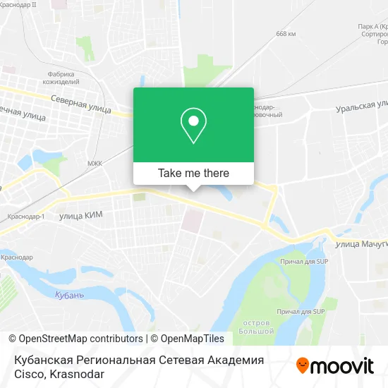 Кубанская Региональная Сетевая Академия Cisco map