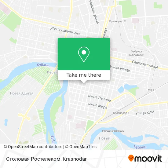 Столовая Ростелеком map