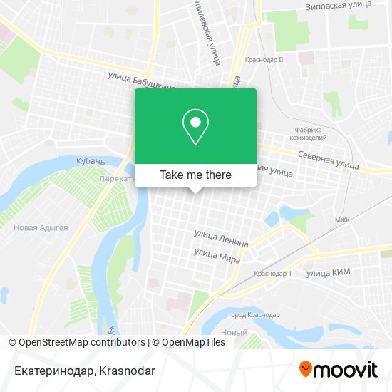 Екатеринодар map
