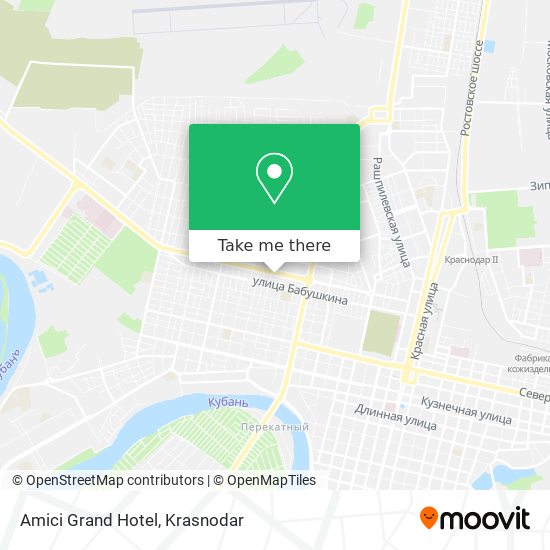 Amici Grand Hotel map