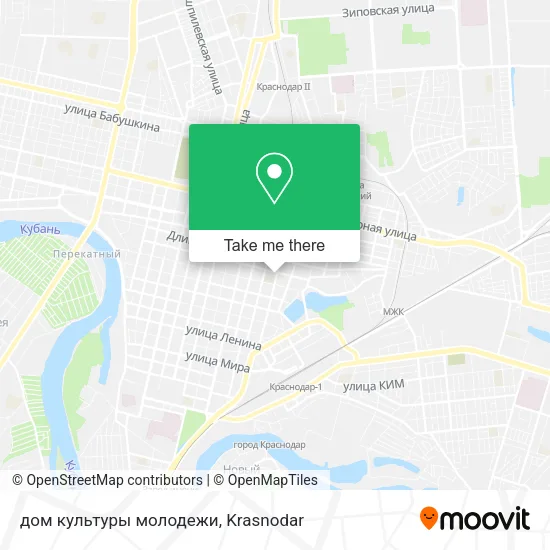 дом культуры молодежи map