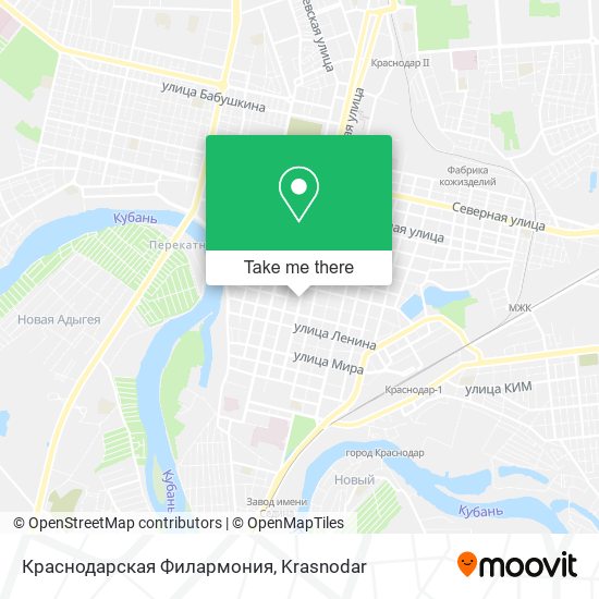 Краснодарская Филармония map