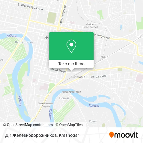 ДК Железнодорожников map