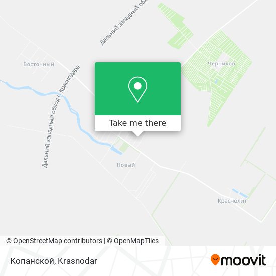 Копанской map