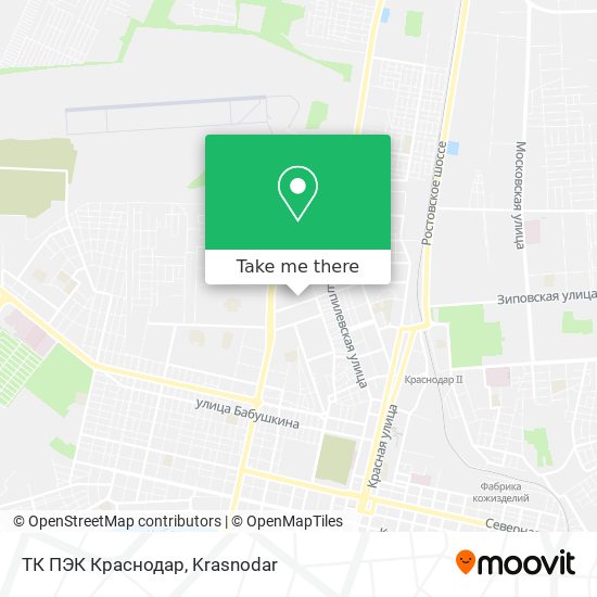 ТК ПЭК Краснодар map