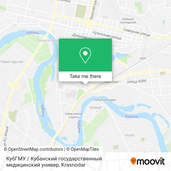 КубГМУ / Кубанский государственный медицинский универ map