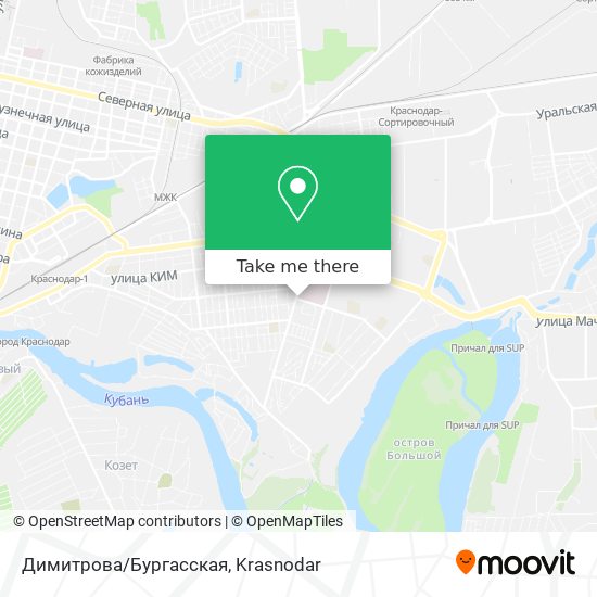 Димитрова/Бургасская map