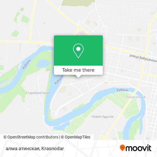 алма атинская map