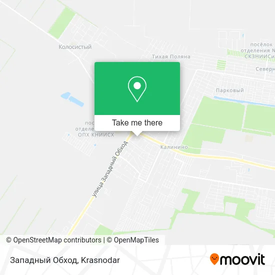 Западный Обход map