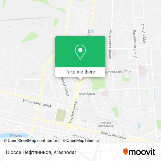 Шоссе Нефтяников map
