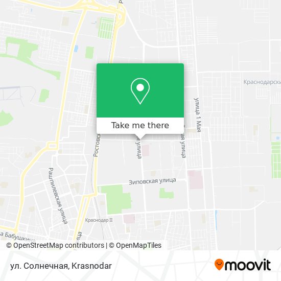 ул. Солнечная map