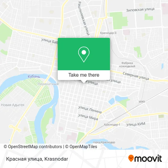 Красная улица map