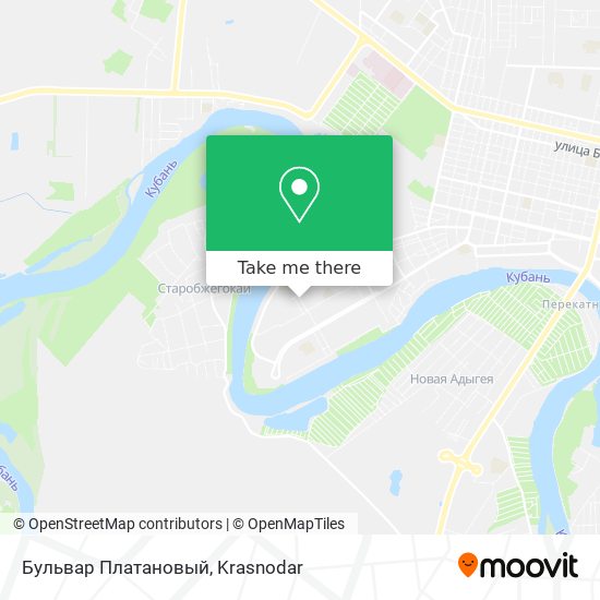 Бульвар Платановый map