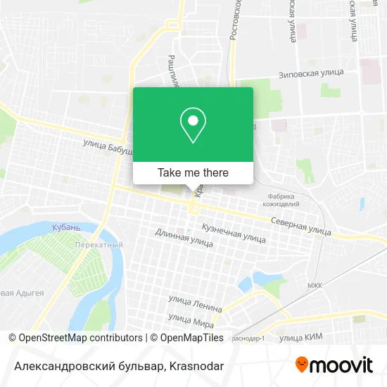 Александровский бульвар map