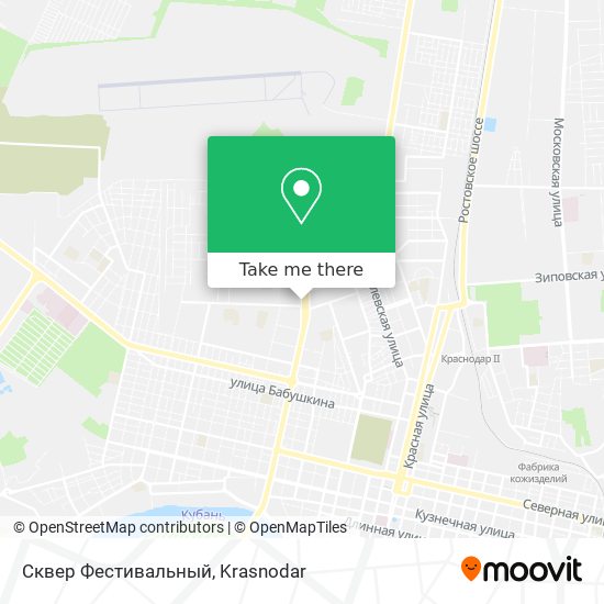 Сквер  Фестивальный map