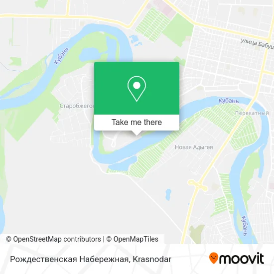 Рождественская Набережная map