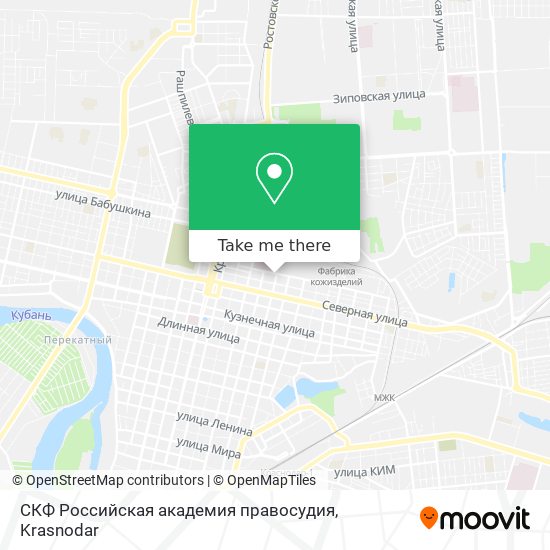 СКФ Российская академия правосудия map