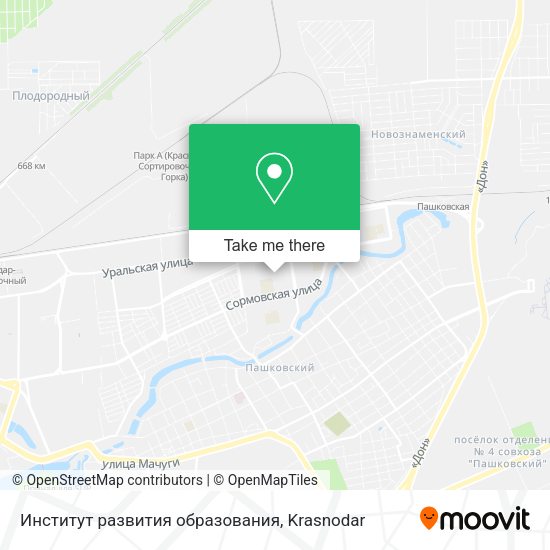 Институт развития образования map