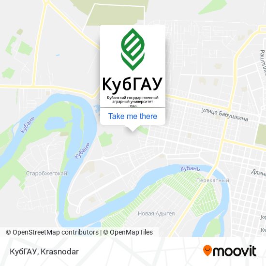 КубГАУ map