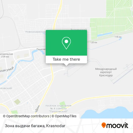 Зона выдачи багажа map