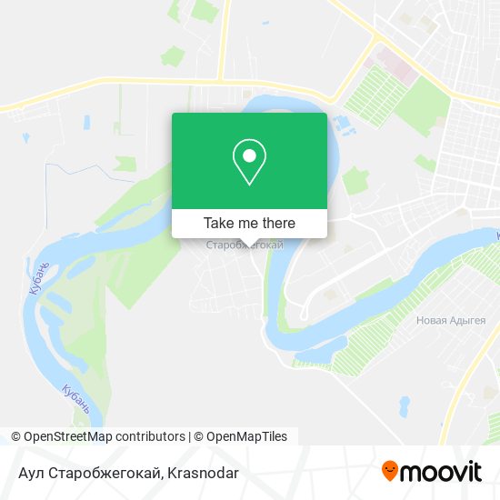 Аул Старобжегокай map