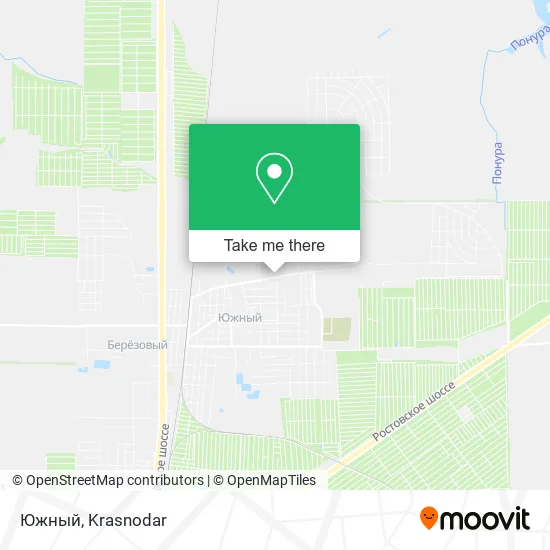 Южный map