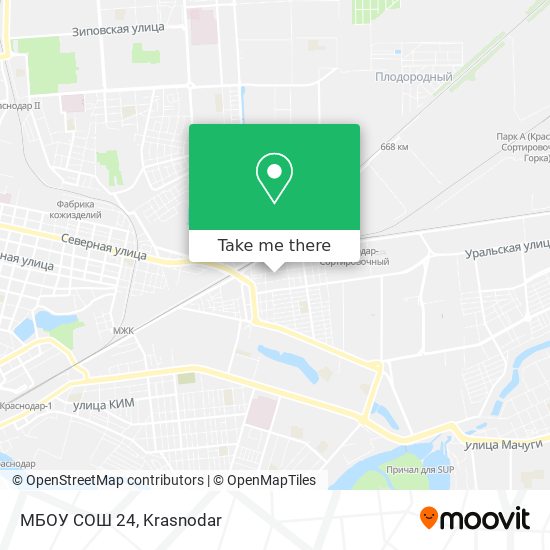 МБОУ СОШ 24 map